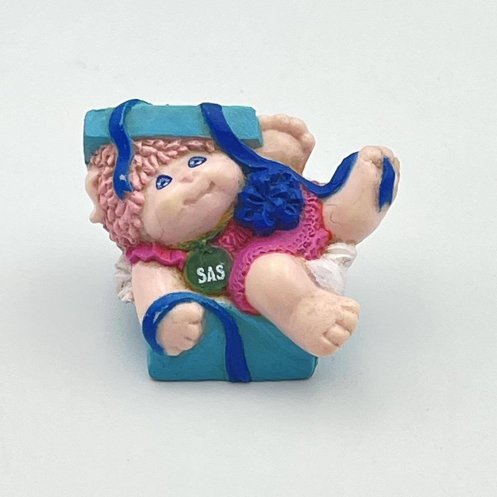 Vintage 1985 Cabbage Patch Kids SAS Koosas Animal Baby Mini Figurine OAA Dog Cat